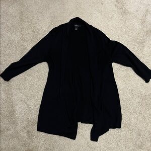 White House Black Market Women's Black Cardigan